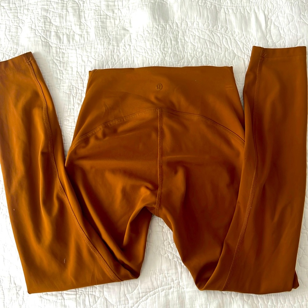 lululemon athletica High-Rise Leggings in Rust Orange